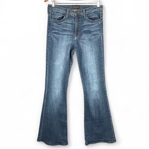 BKE FLYING MONKEY 30 High Rise Flare Stretch Blue Denim Jeans STYLE #L7406D